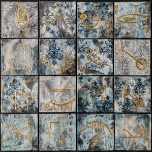 Prayers to Small Gods- encaustic