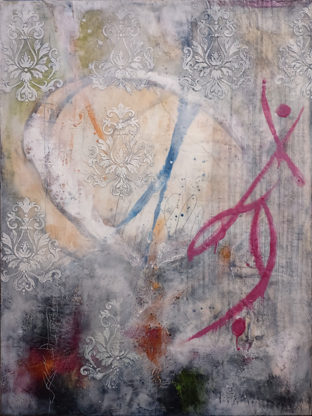 Something to Remember - encaustic