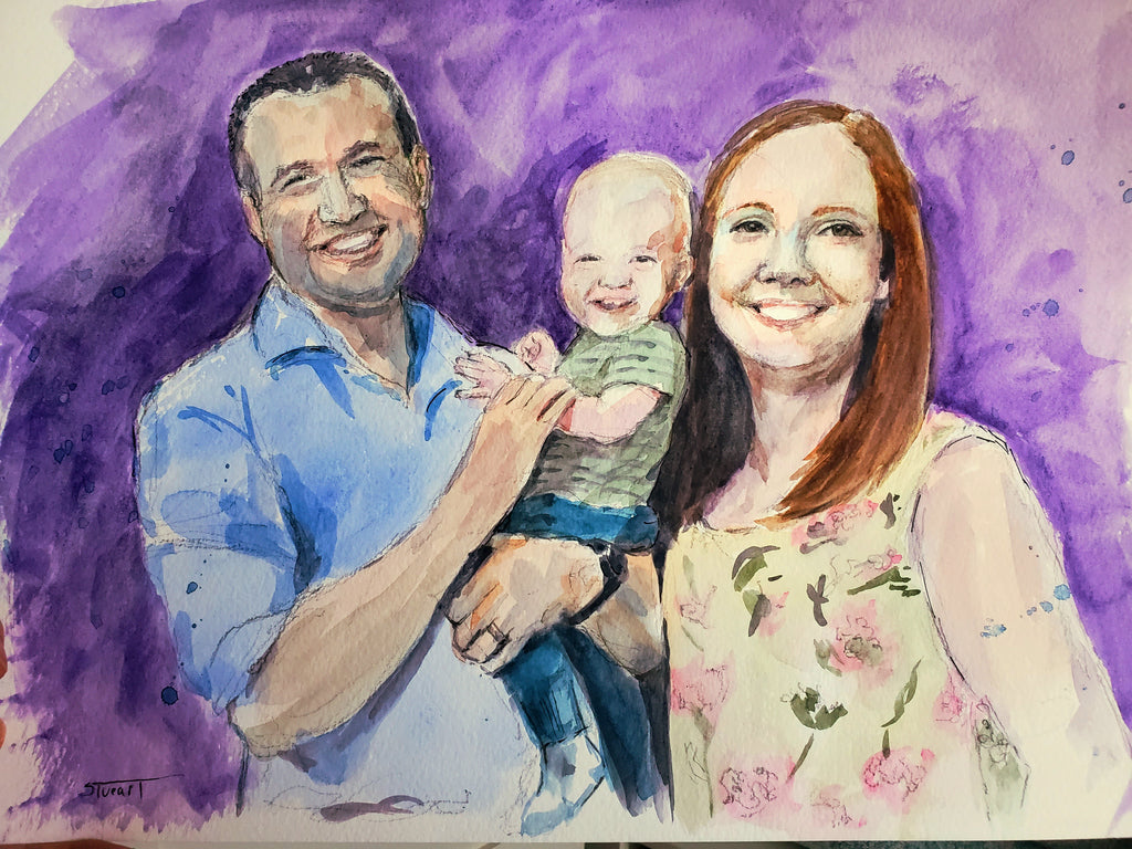 Family Portrait Painting Commissions