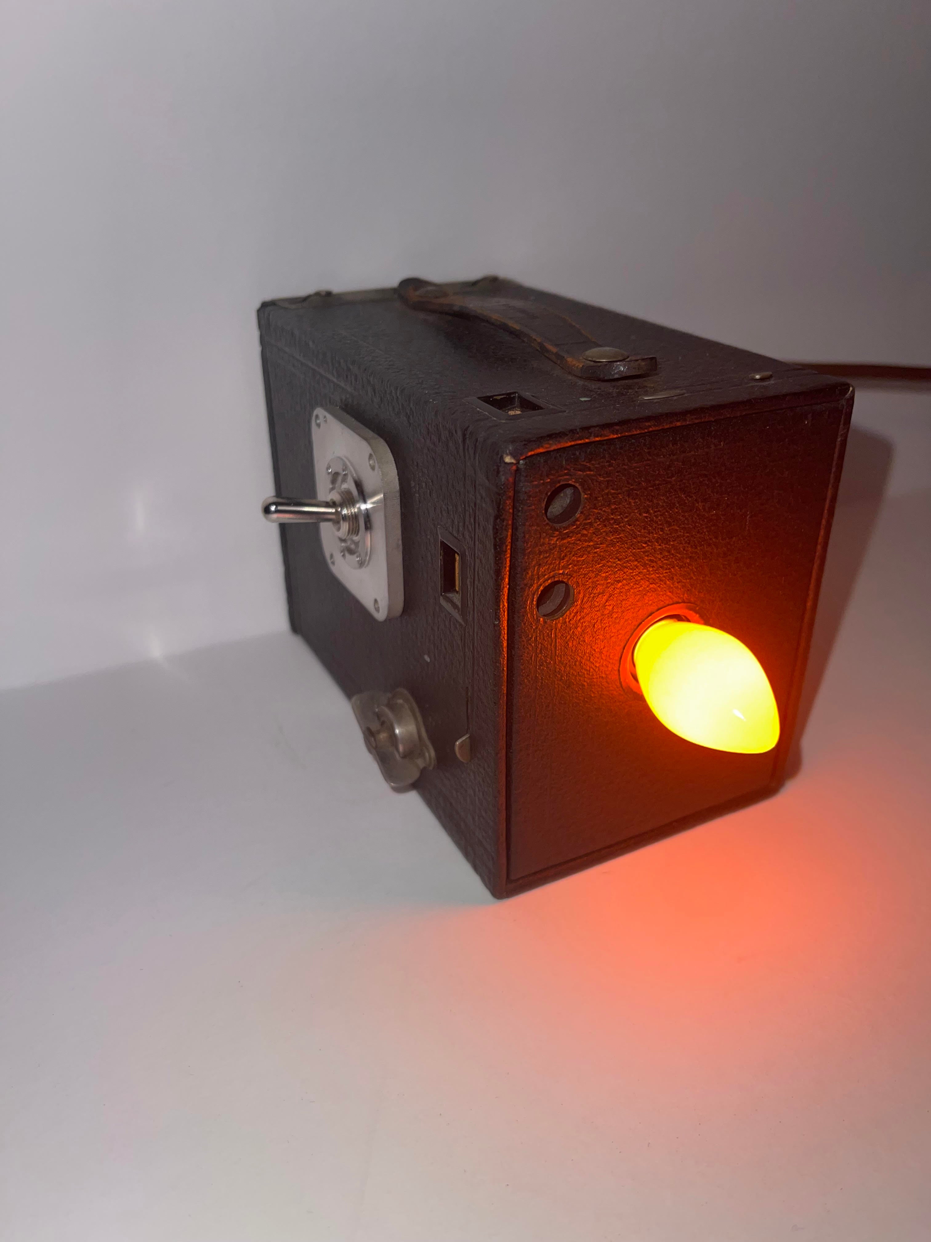 Handcrafted Camera Lamp