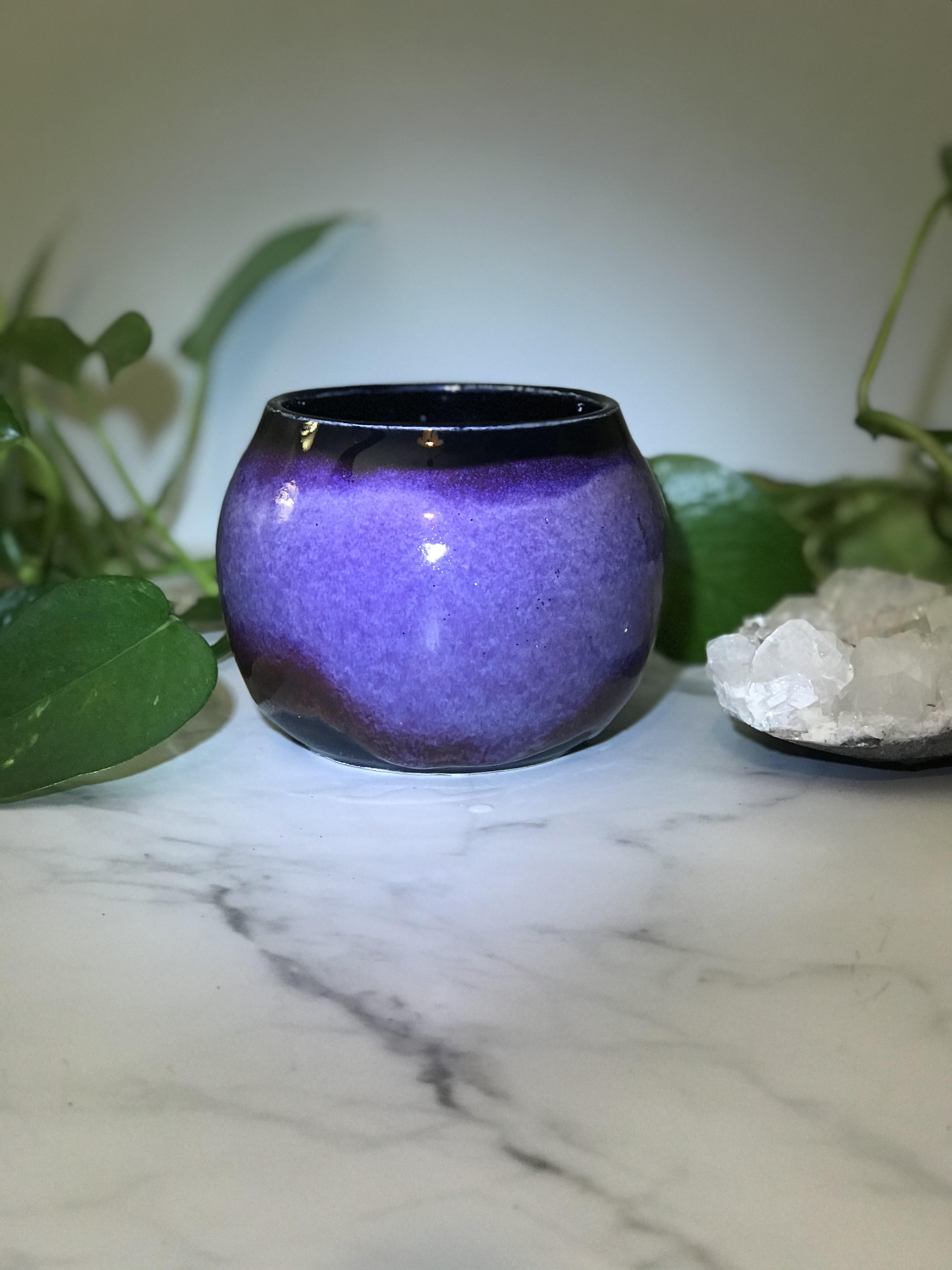 purple pots for plants Purple Geode planter/Pot – frontstreet.art