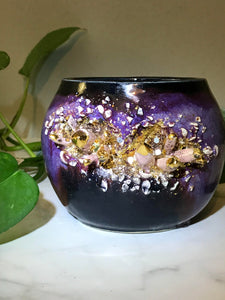 crystal plant pot Purple Geode planter/Pot – frontstreet.art
