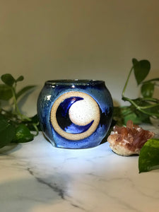 moon planter pot Blue Moon planter/pot – frontstreet.art