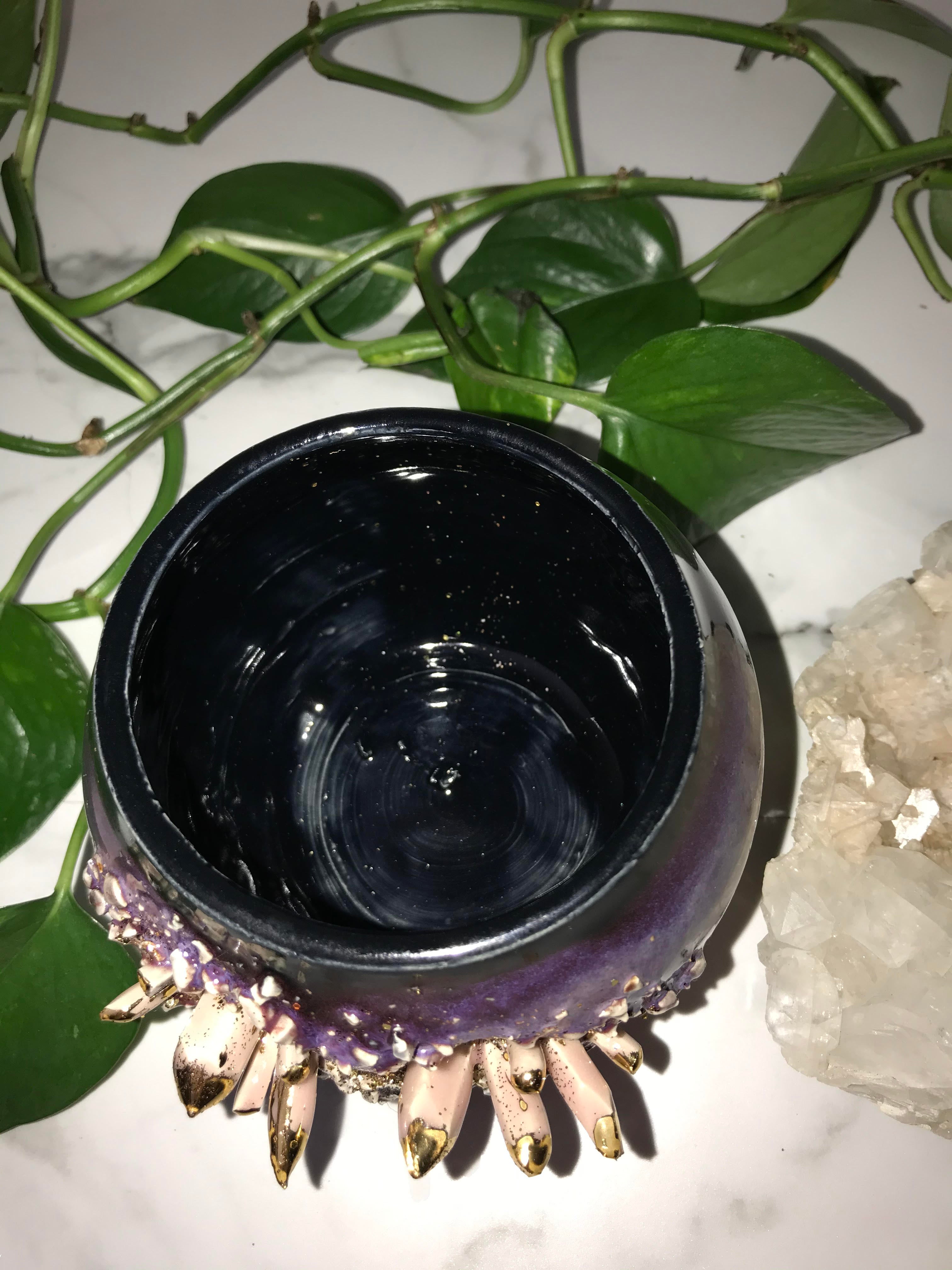 Purple Geode planter/Pot